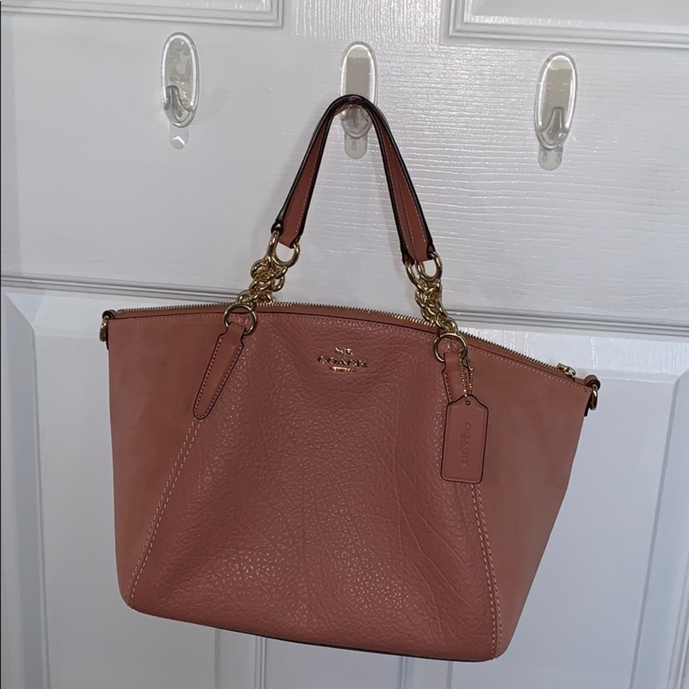 Pink coach bag